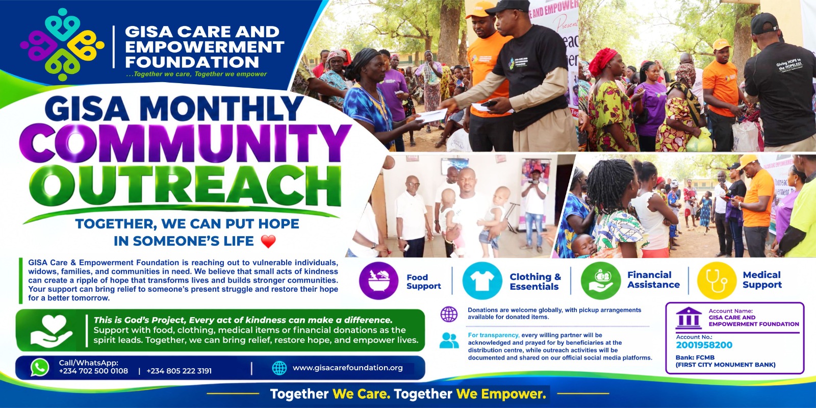 GISA Monthly Community Outreach